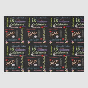 Papier Mousseline Joyeux Anniversaire Tissue Paper Christopher