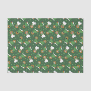 Papier Mousseline Joyeux chien Beagle Jour de la Saint Patrick
