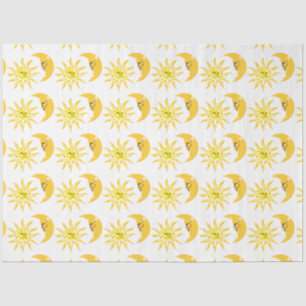 Papier Mousseline Joyeux dénouement soleil et lune
