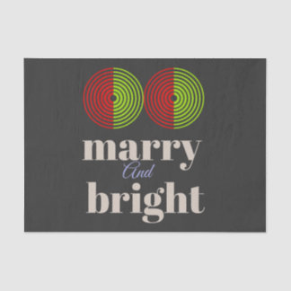 Papier Mousseline "Joyeux et lumineux : Célébrez la joie de la saiso