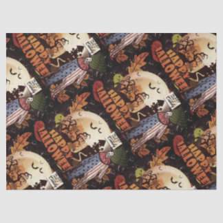 Papier Mousseline Joyeux Halloween