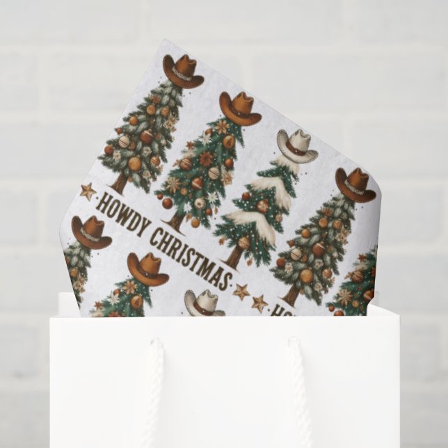 Papier Mousseline Joyeux Noël (Sac cadeau)