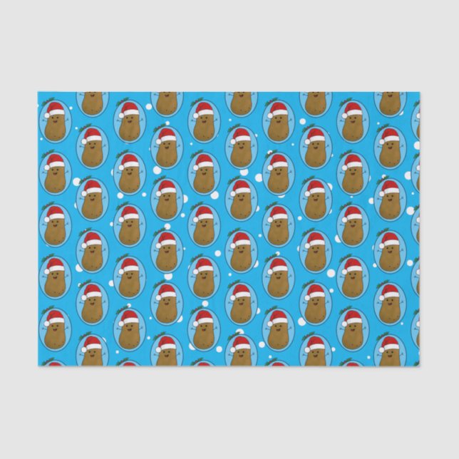 Papier Mousseline Joyeux Noël Patate (Recto)