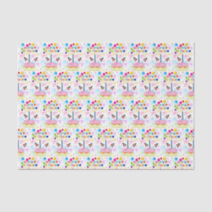 Papier Mousseline Joyeux papier de tissus d'anniversaire