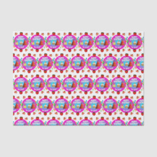 Papier Mousseline Joyeux papier de tissus d'anniversaire