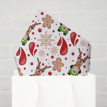 Joyeux Renne de Noël Rouge Mignon
