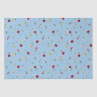 Papier Mousseline Juin Mois de naissance Fleurs Rose Honeysuckle