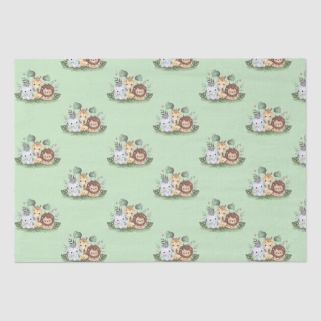 Papier Mousseline Jungle Wild Ones Twins (Recto)