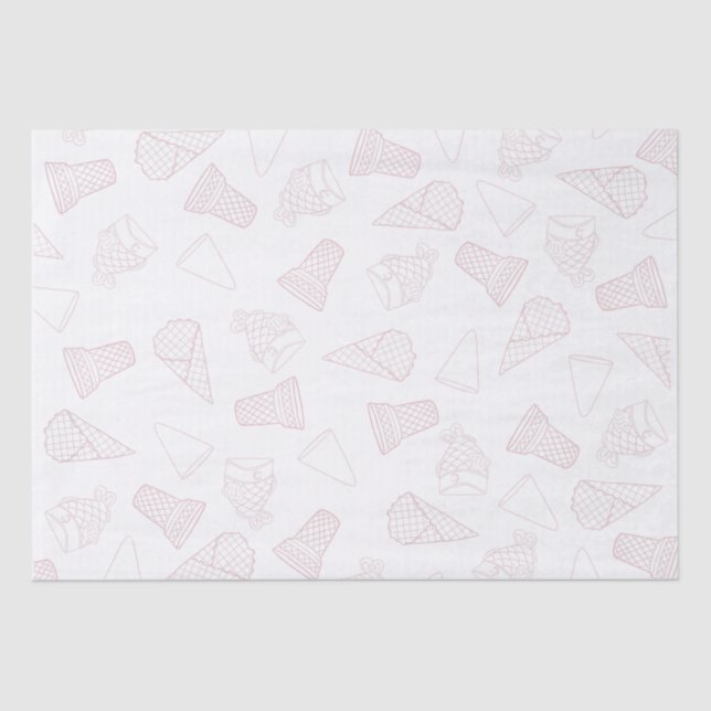 Papier Mousseline Juste du papier Tissu rose (Recto)