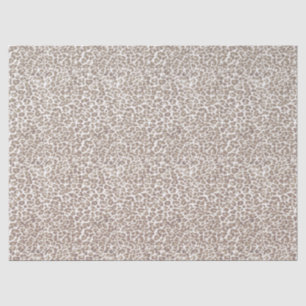 Papier Mousseline Juste léopard de neige
