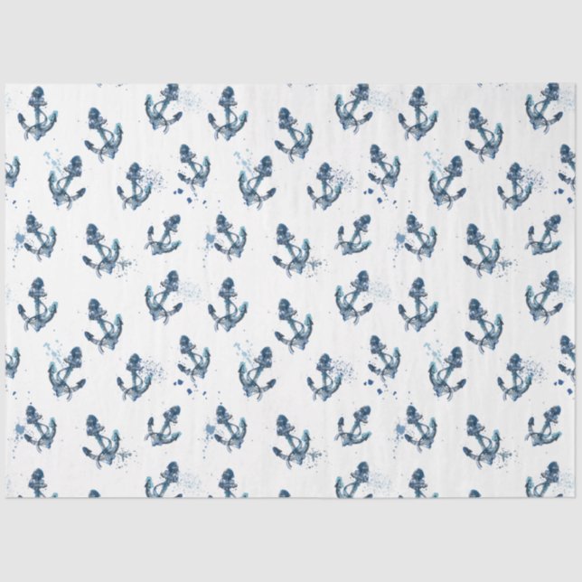 Papier Mousseline Juste une autre série Nautique Design 2 (Recto)