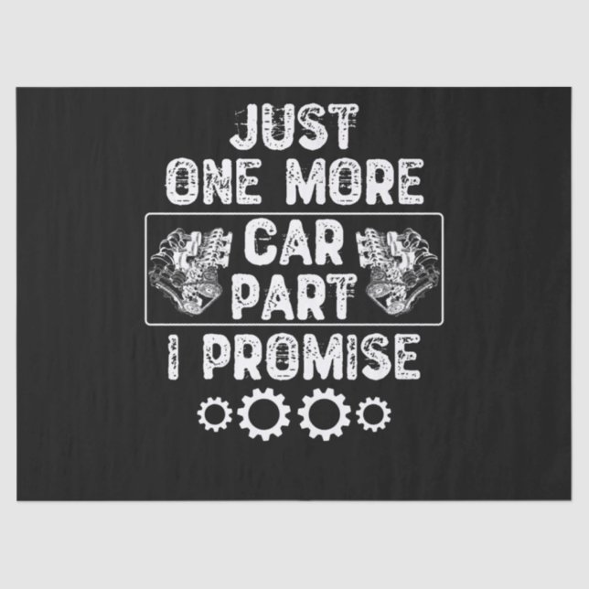 Papier Mousseline Juste Une Promesse De Plus De Voiture Partie I (Recto)