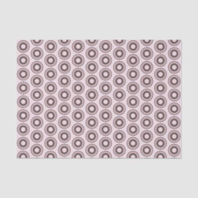 Papier Mousseline Kaleidoscope, mandala (Recto)