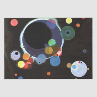 Papier Mousseline Kandinsky - Plusieurs cercles