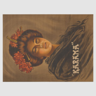 Papier Mousseline Karama : Romance Japonais Actrice Geisha