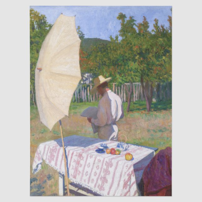 Papier Mousseline Károly Ferenczy - Octobre (Recto)