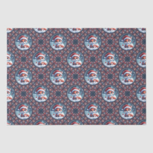 Papier Mousseline Kawaii Christmas Fox Dot Mandala Diamond TIle