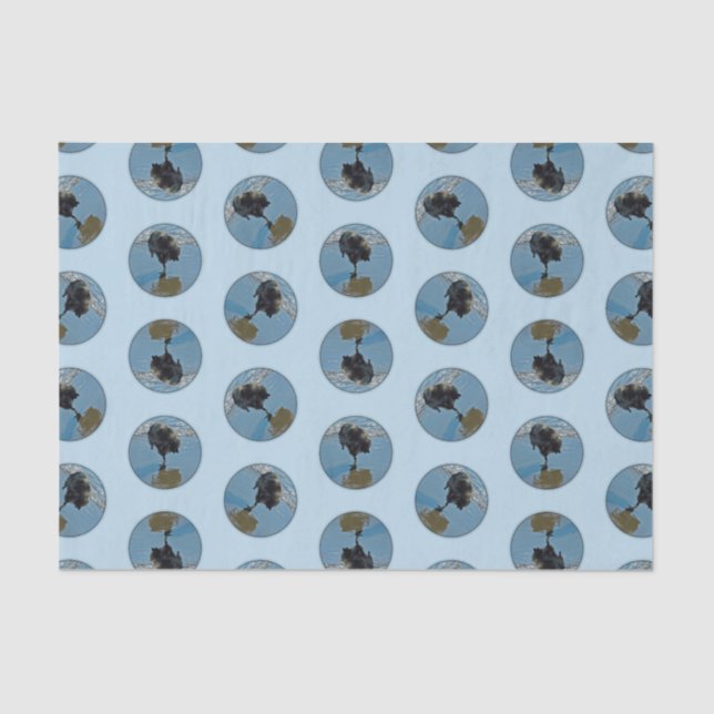 Papier Mousseline Keeshond Ballet Photographie de mignonette Chien d (Recto)