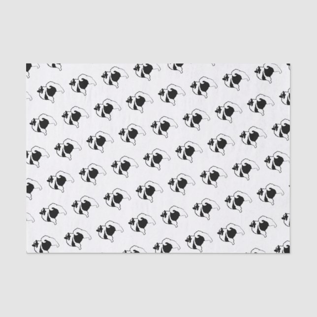 Papier Mousseline Keeshond Graphics - Cute Original Chig Art (Recto)