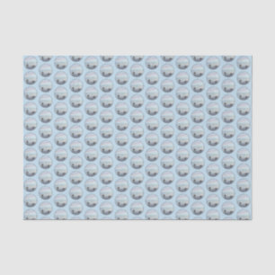Papier Mousseline Keeshonds at the Seashore Peinture Dog Art