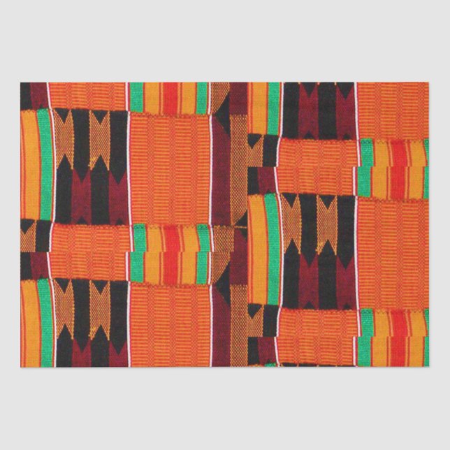 Papier Mousseline Kente Cloth (Recto)