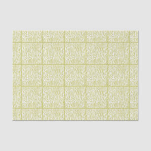 Papier Mousseline Khaki Safari Zebra, design carrelé