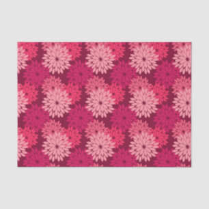 Papier Mousseline Kimono floral moderne Imprimer, Coral rose et Bour