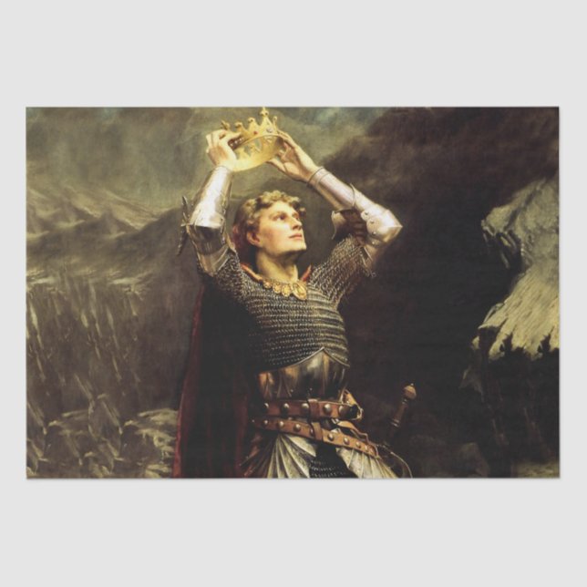 Papier Mousseline King Arthur par Charles Ernest Butler (Recto)