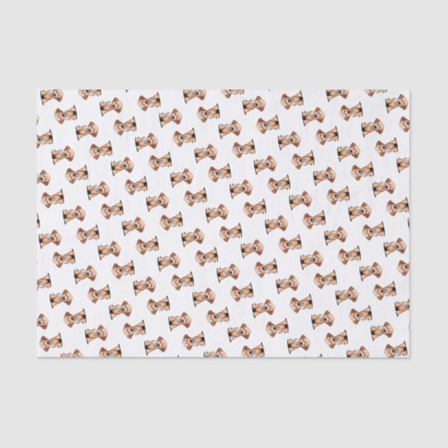 Papier Mousseline KiniArt mini Goldendoodle (Recto)