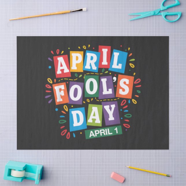 Papier Mousseline Kit de blagues drôles pour le jour d'avril (Artisanat)