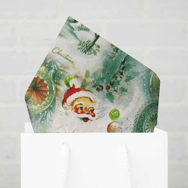 Papier Mousseline Kitschmas Nostalgique  (Sac cadeau)