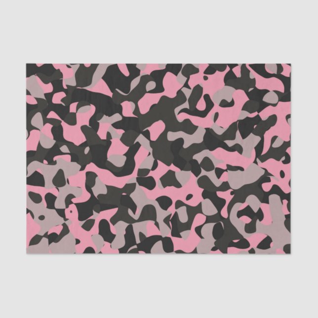Papier Mousseline Kitty Camo (Recto)