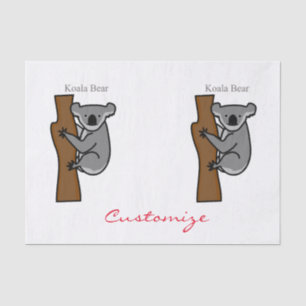 Papier Mousseline Koala Bear Escalade Tree Thunder_Cove