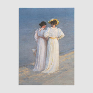 Papier Mousseline Kroyer - Soirée d'été sur Skagen Beach Closeup