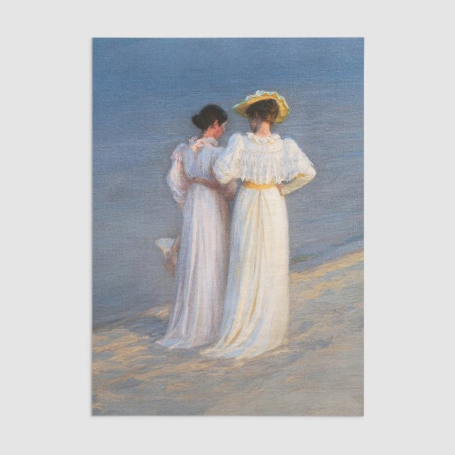 Papier Mousseline Kroyer - Soirée d'été sur Skagen Beach Closeup (Créateur téléchargé)