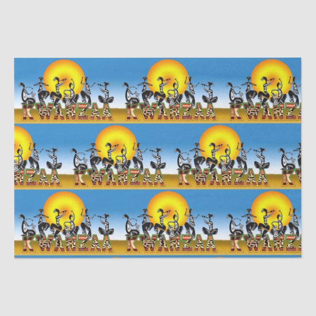 Papier Mousseline Kwanzaa (Recto)
