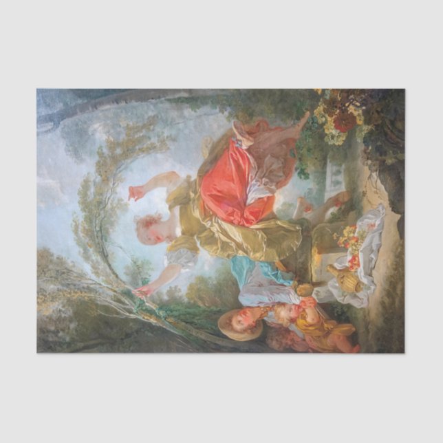 Papier Mousseline La balançoire de Jean Honore Fragonard