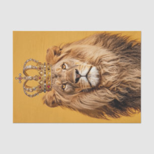 Papier Mousseline La beauté d'un lion