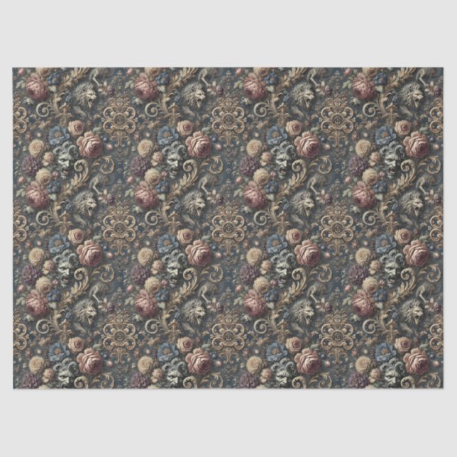 Papier Mousseline La bête à l'intérieur - gothique victorien (Recto)