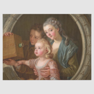 Papier Mousseline La caméra Obscura par Charles A. P. Van Loo