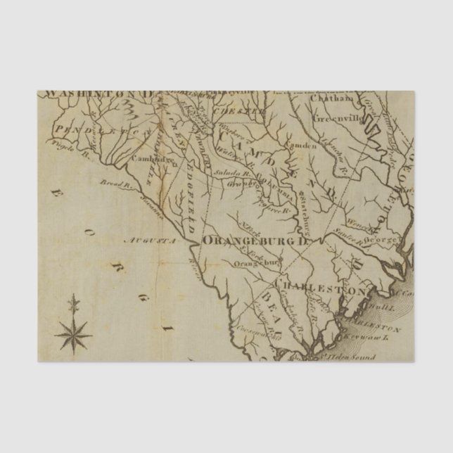 Papier Mousseline La Caroline du Nord 8 (Recto)