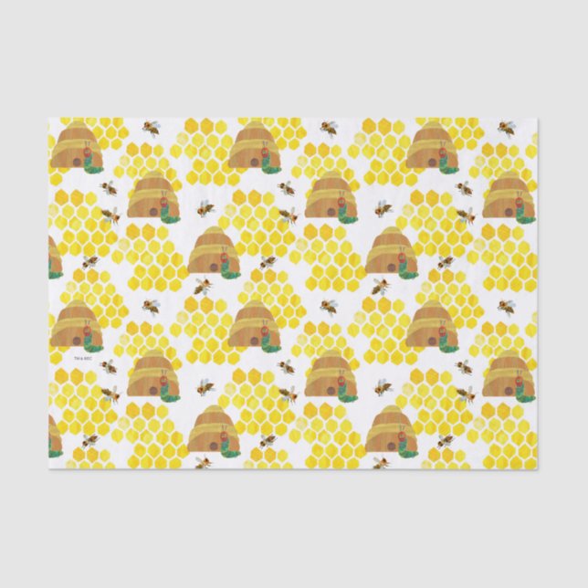 Papier Mousseline La Caterpillar très affamée Sauvez le Motif des ab (Recto)