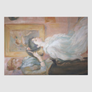 Papier Mousseline La coiffure (par Berthe Morisot)