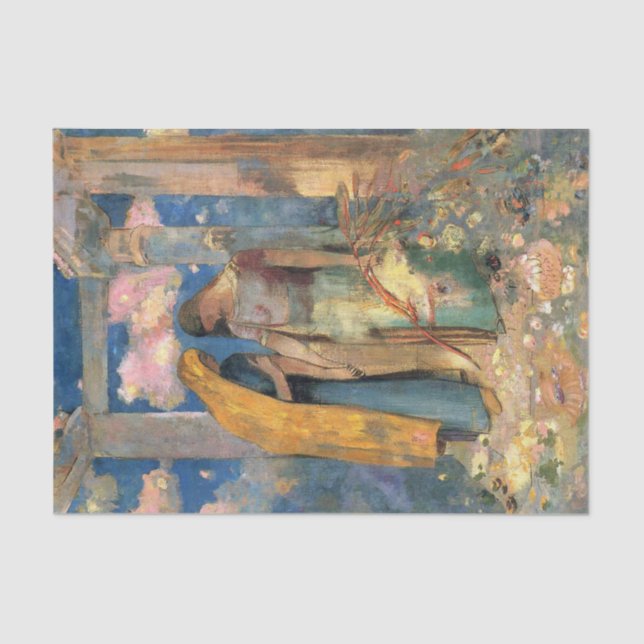 Papier Mousseline La conversation mystique d'Odilon Redon (Recto)