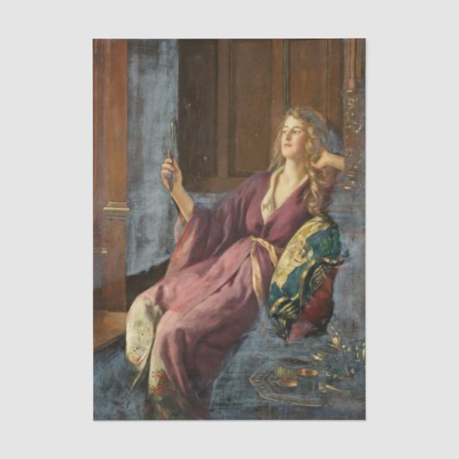 Papier Mousseline La Coquette (par John Collier) (Recto)