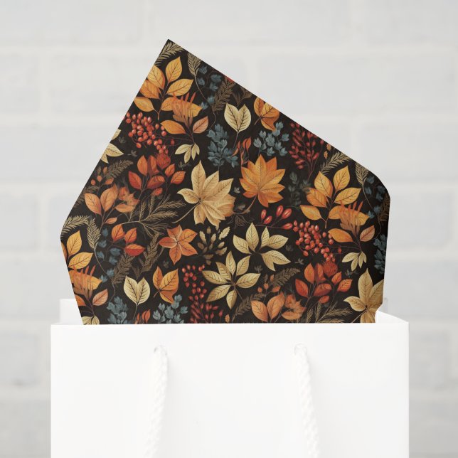 Papier Mousseline La Couleur De L'automne  (Sac cadeau)