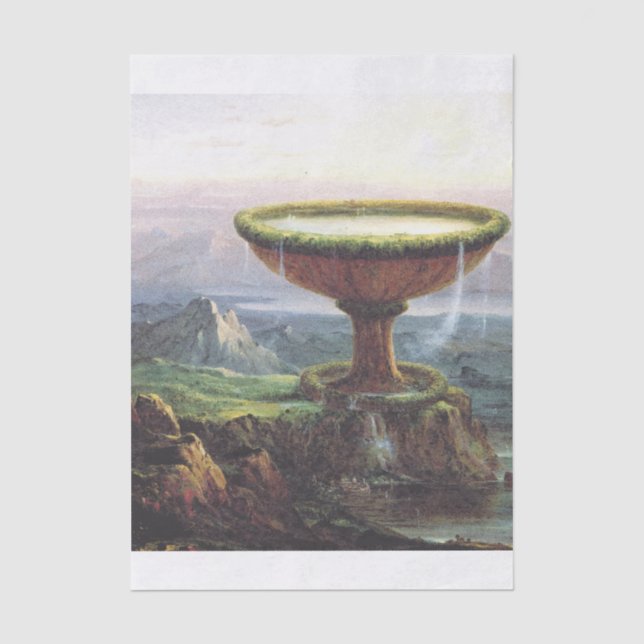 Papier Mousseline La coupe du Titan par Thomas Cole (Recto)