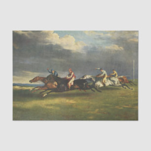 Papier Mousseline La course Epsom Derby Horse