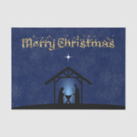 La crèche de Noël Scène religieuse