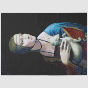Papier Mousseline La Dame avec une mine, Léonard de Vinci